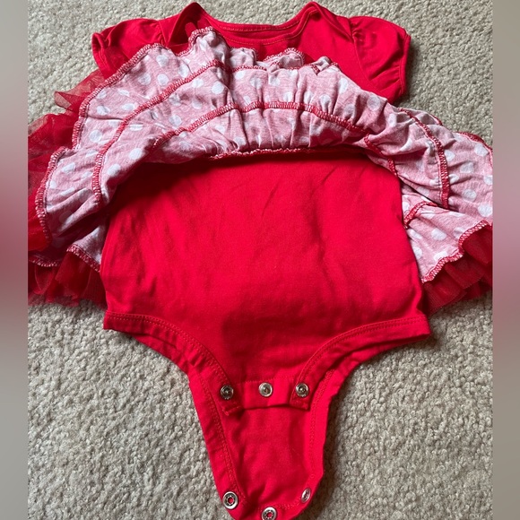 Minnie Mouse Walt Disney World Onesie with Attached Tulle Skirt-18 mo-EUC - Picture 7 of 10